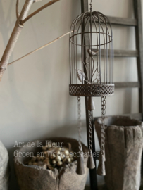 Vogelkooi met bellen 15 x 30 cm