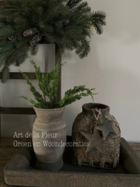 Cypresse bosje van drie takjes  groen 45 cm