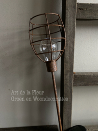 Solar lamp op pin