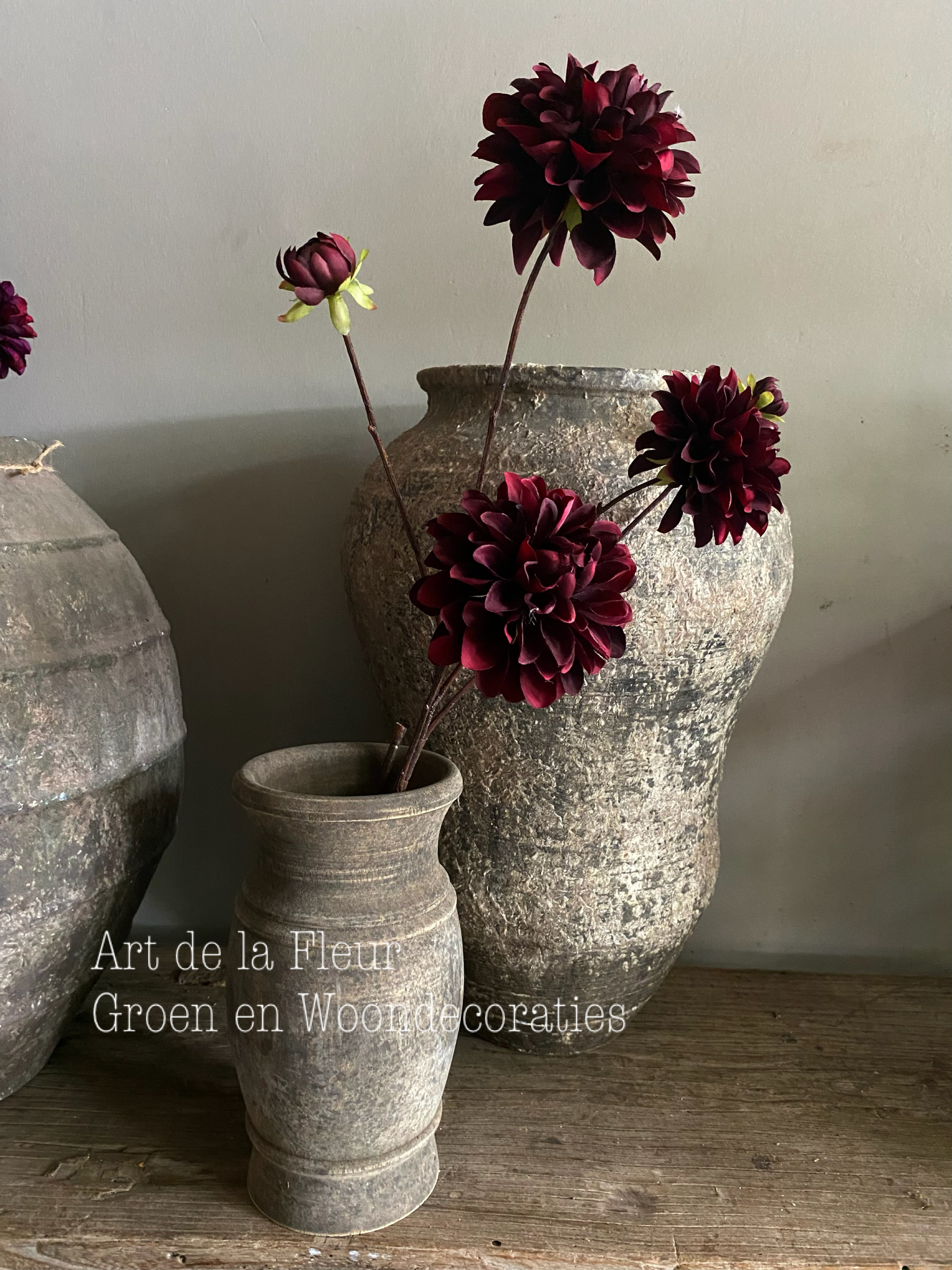 Dahlia Burgundy 90 cm
