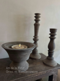 Luksa Home Collection | Schaal Wayan op voet  26 x 16 cm