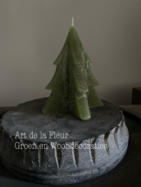 Tree Candle green M 12 x 9.5