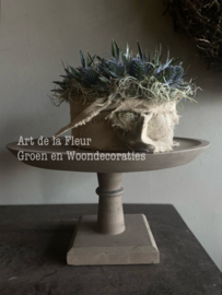 Taartje zeer lang houdbaar 15 cm Blauwe Distel