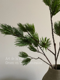Kunst kerst tak pinus xl Groen 101 cm