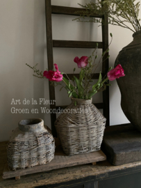3 kunst Tulpen XL met Asparagus en Groene Pimpernel