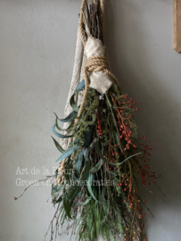 Kunst Kerst toef lang en smal