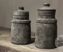 Set van 2 Nepal potten Thamel Nepal serie