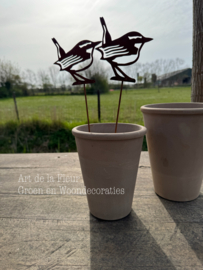 Roest tuinsteker winterkoning 38 cm