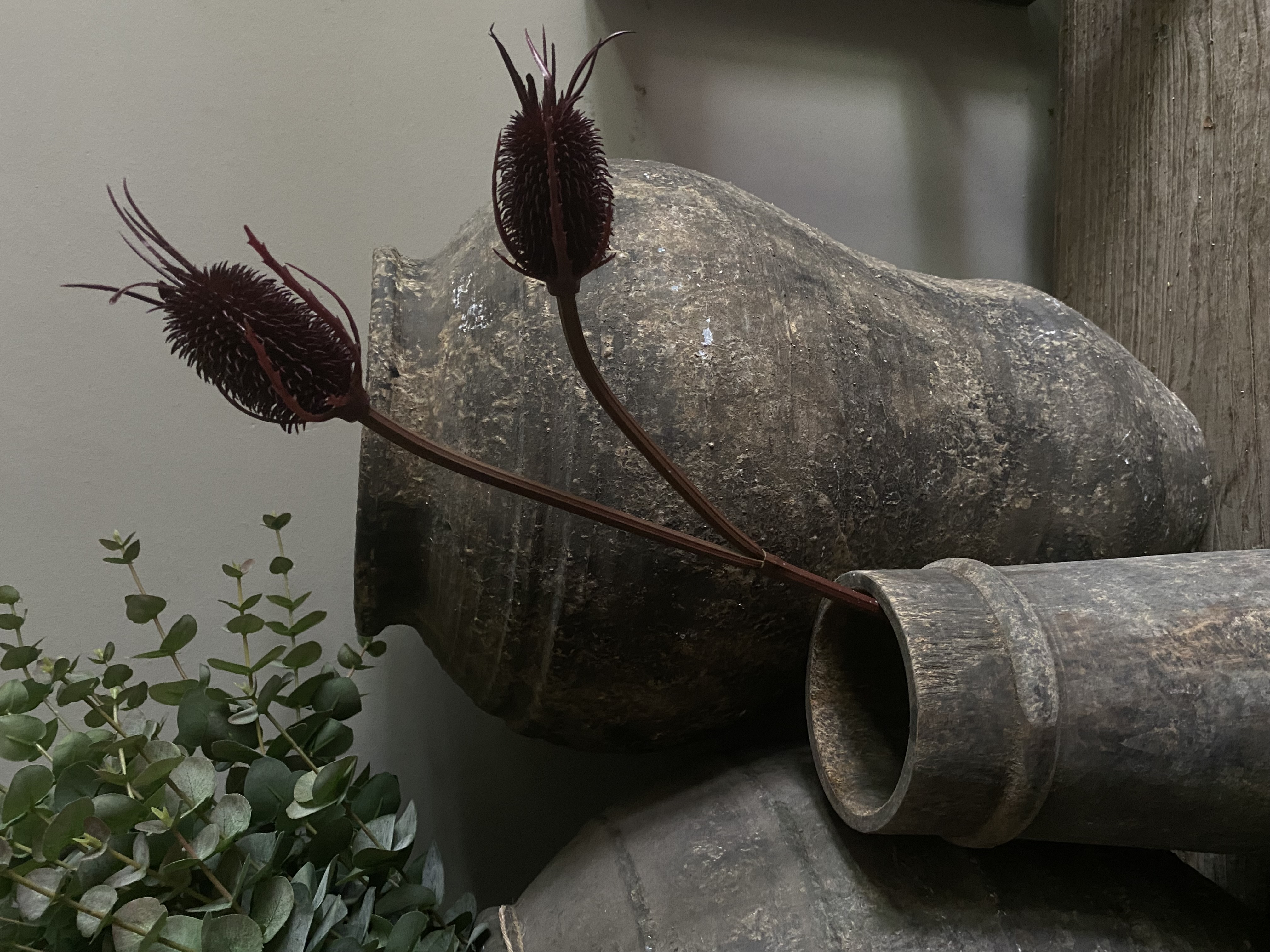 Kaardebol Burgundy 80 cm 2 knop