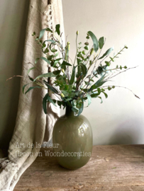 Boeket | kunst boeket groen , met Pimpernel en echte Berk