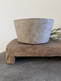 Oud houten verhoogertje | plateau 38 x 23 x 8.5