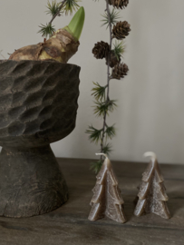Kaarsje Kerstboom S Bruin 8.5 cm 4 branduren