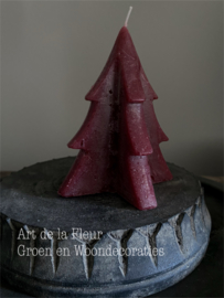 Tree Candle  Red M 12 x 9.5