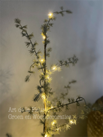 Kunst Cedrus boompje met ledlampjes 95 cm ( excl pot )