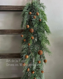 Toef | Kunst kerst toef met belletjes ong 50 cm