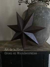 Ster hangend 50 cm met lange ketting en haak