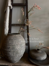 Rose Hip Spray | Zacht Roze 9-vertakkingen 123 cm