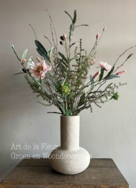 Set | Still vaasje  incl zijde boeketje