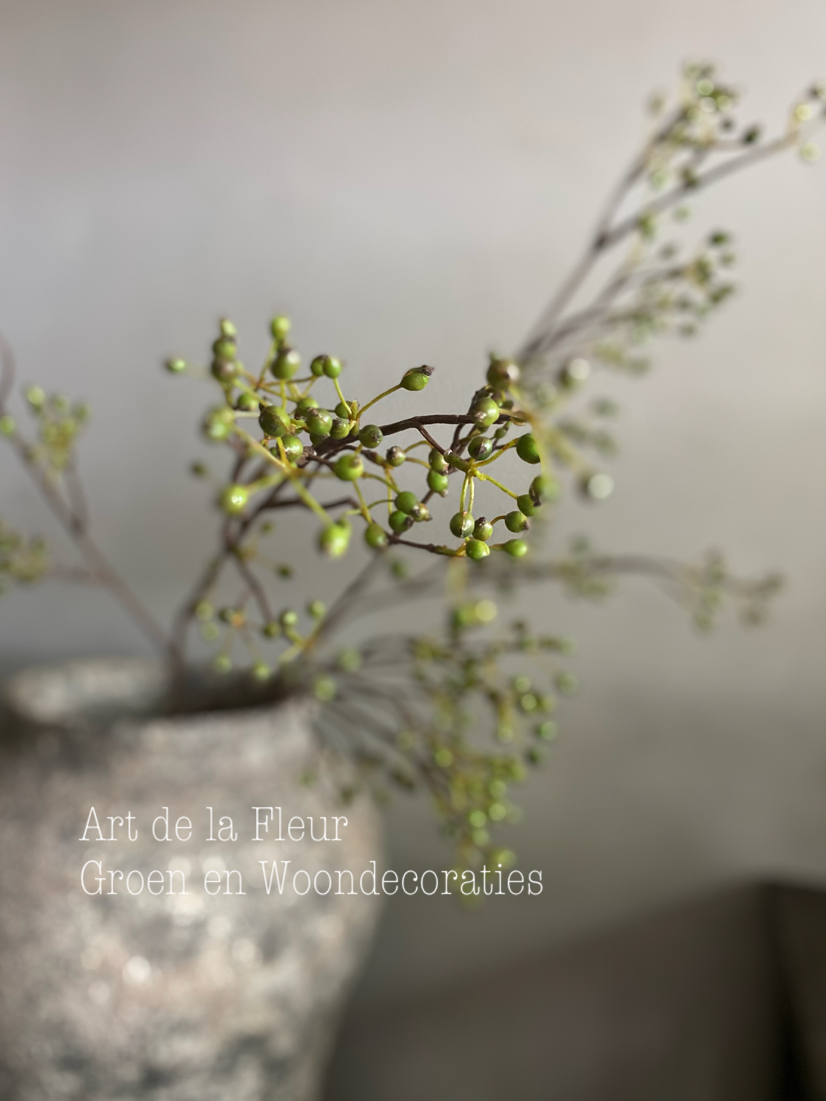 Rozenbotteltak warm Groen 100 cm