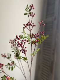 Berry Spray Burgundy 109 cm