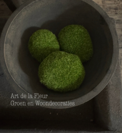 Kunst | Mos bolletje 1 stuk licht groen