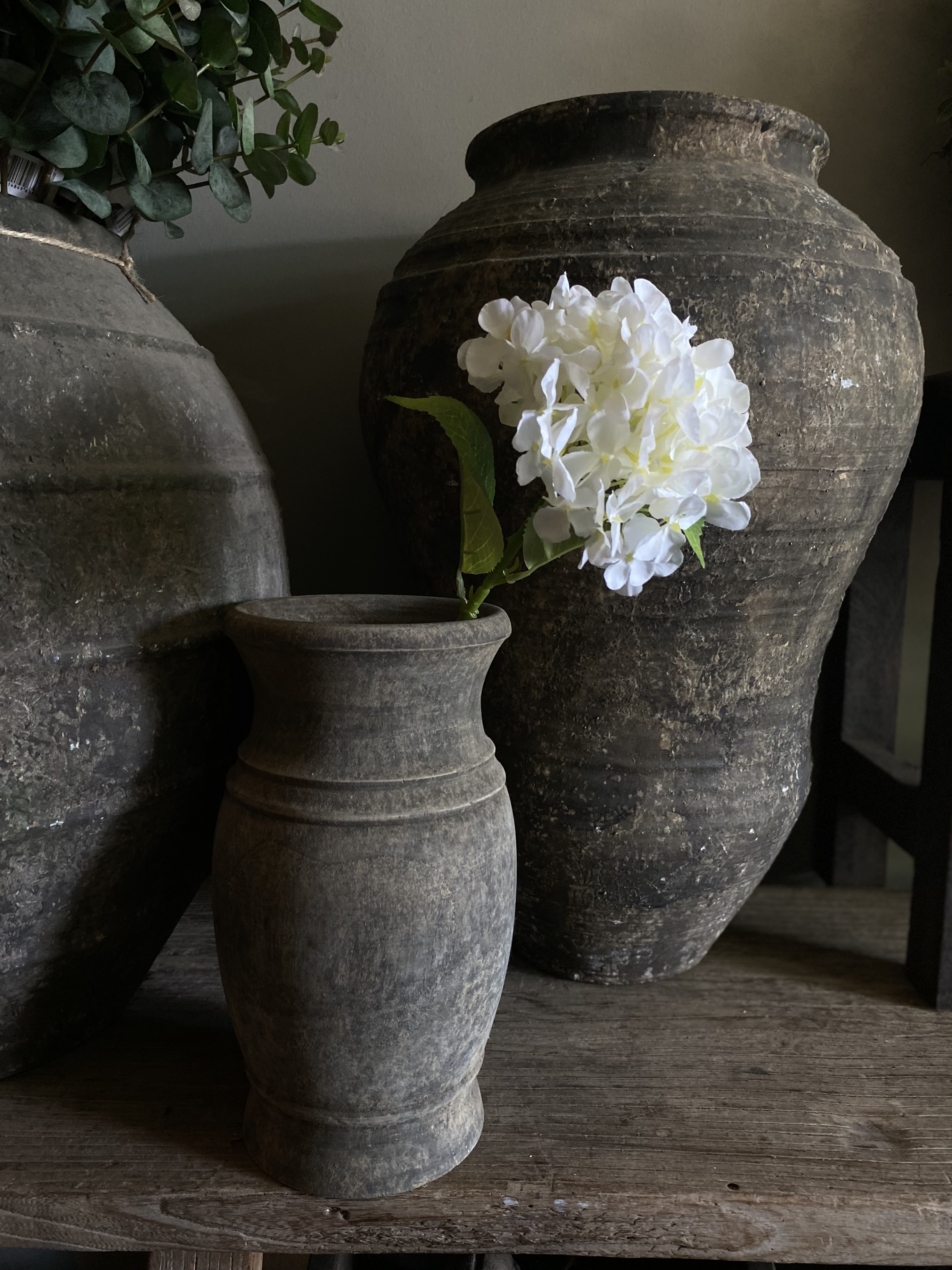 Hortensia wit 65 cm