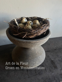 Schaal Dewi op voet 18 x 18 x 15