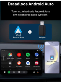 Draadloze Bluetooth CarPlay adapter