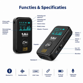 Bluetoolz®  BT-B 07 Pro+ CE Bluetooth AUX adapter auto
