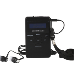 Bluetoolz® BT-C9101 CE - Mini DAB+ radio en FM-optie Zwart