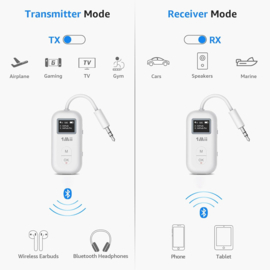 Travel Dual Pro+ Bluetooth 5.2  zender en ontvanger