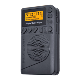 Bluetoolz® BT-P9-B CE– Compacte DAB+ radio met krachtig geluid Zwart