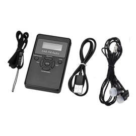 Bluetoolz® BT-C9101 CE - Mini DAB+ radio en FM-optie Zwart