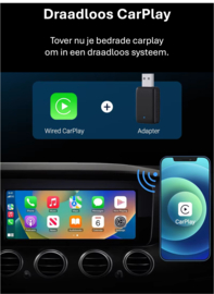 Draadloze Bluetooth CarPlay adapter