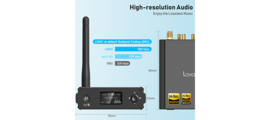 Bluetoolz® BT-DS 220  Zwart – HiFi DAC Bluetooth audio ontvanger