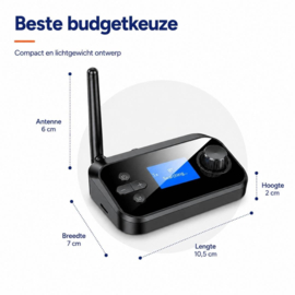 Bluetoolz® BT-C41 CE Bluetooth zender - ontvanger