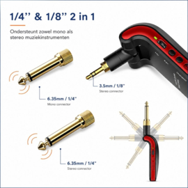 Bluetoolz® LKT 2.4 GHz zender ontvanger voor muziekinstrumenten - Rood