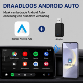 Bluetoolz® Draadloze Bluetooth CarPlay adapter