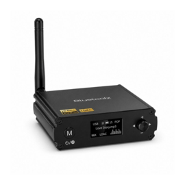 Bluetoolz® BT-DS 220  Zwart – HiFi DAC Bluetooth audio ontvanger