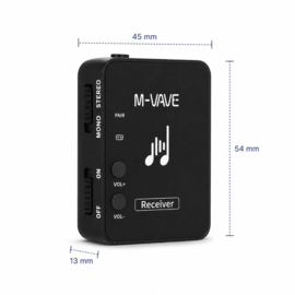 Bluetoolz®  MVAVE 08 - 2.4 GHz zender ontvanger Zwart