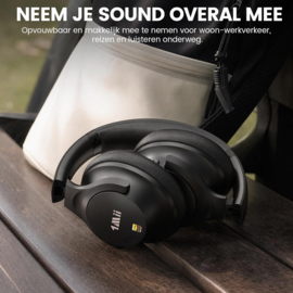 BT-E Y8Pro –AI  Hi-Res audio koptelefoon met Noise Cancelling zwart