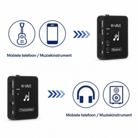 Bluetoolz®  MVAVE 08 - 2.4 GHz zender ontvanger Zwart
