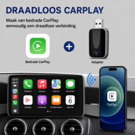 Bluetoolz® Draadloze Bluetooth CarPlay adapter