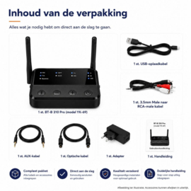 BT-B 310 Pro High End Bluetooth zender ontvanger