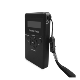 Bluetoolz® BT-C9101 CE - Mini DAB+ radio en FM-optie Zwart