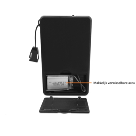 Bluetoolz® BT-C9101 CE - Mini DAB+ radio en FM-optie Zwart