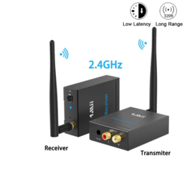 Bluetoolz®  BT-RT 5066 - 2.4 GHz zender ontvanger Zwart