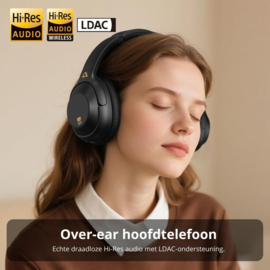 BT-E Y7Pro – Hi-Res audio koptelefoon met Noise Cancelling zwart