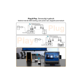Bluetoolz®  BT-RT 5066 - 2.4 GHz zender + ontvanger