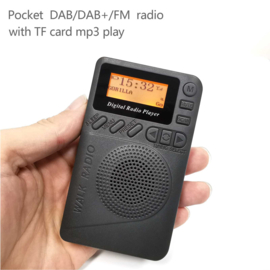 Bluetoolz® BT-P9-B CE– Compacte DAB+ radio met krachtig geluid Zwart